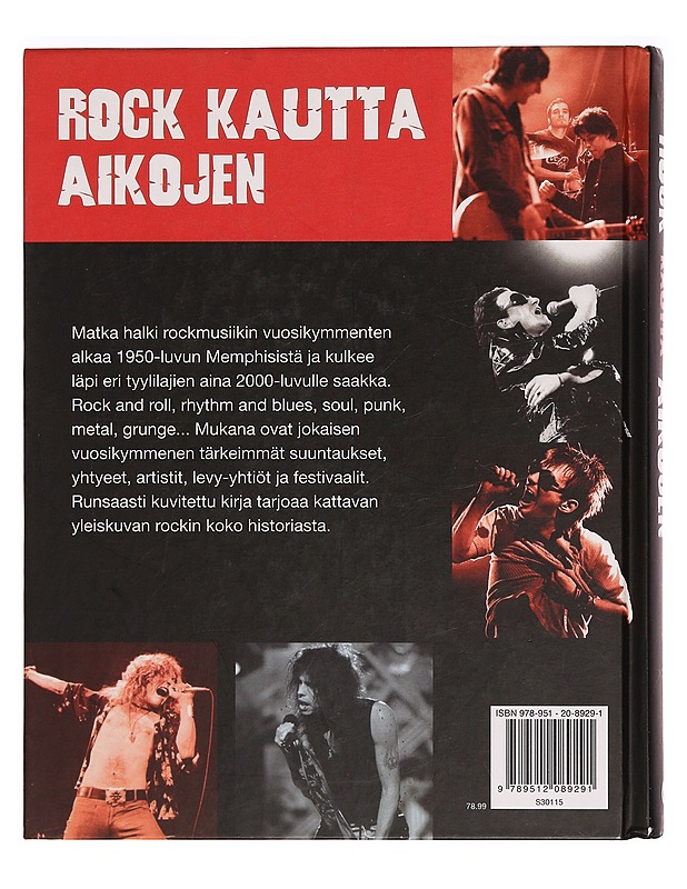 Rock kautta aikojen : aikakaudet, tyylit ja artistit - Paytress, Mark - Musiikki- ja elokuvakirjat - 10105298722 - 1