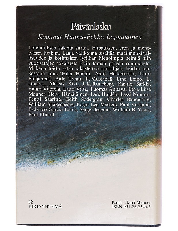 Päivänlasku - Hannu-Pekka Lappalainen - Runot ja näytelmät - 10105299017 - 1
