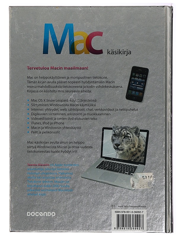Mac-käsikirja - Teemu Masalin - Tietokirjat ja oppaat - 10105299172 - 1