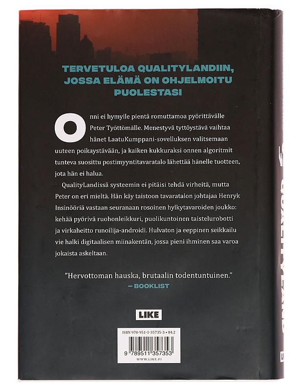 QualityLand - Kling, Marc-Uwe - Fantasia- ja scifi - 10105299310 - 1