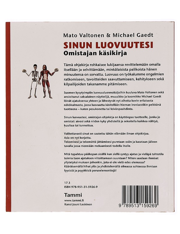 Sinun luovuutesi : omistajan ohjekirja - Mato Valtonen - Tietokirjat ja oppaat - 10105299781 - 1