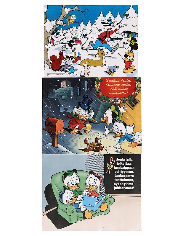 Aku Ankka: Joulumanteli x3 - Walt Disney - Sarjakuvat - 10105299784 - 1