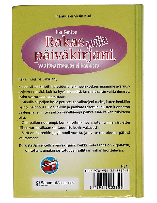 Rakas nuija päiväkirjani, vaatimattomuus ei kaunista - Benton, Jim - Nuorten kirjat - 10105299936 - 1