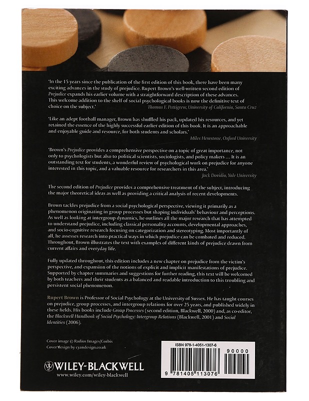 Prejudice : its social psychology - Rupert Brown - Tietokirjat ja oppaat - 10105300174 - 1