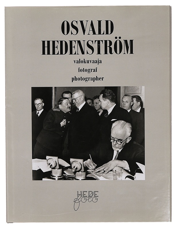 Osvald Hedenström - valokuvaaja, fotograf, photographer - Taide- ja kulttuurikirjat - 10105300212 - 0
