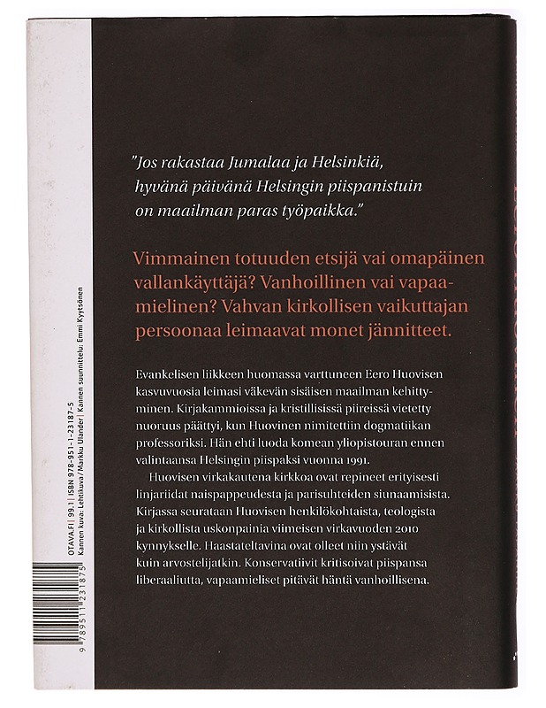 Lähikuvassa Eero Huovinen - Jaakko Tapaninen - Elämäkerrat ja muistelmat - 10105300223 - 1