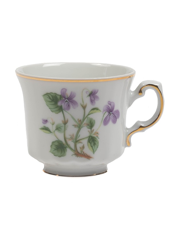 SVANEHOLM Forest Violet kahvikupit lautasilla 6:lle - Lautaset ja kulhot - 10105300297 - 2