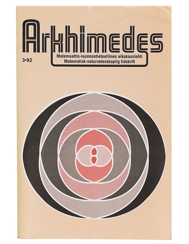 Arkhimedes #3/1992 - Lehdet - 10105300582 - 0