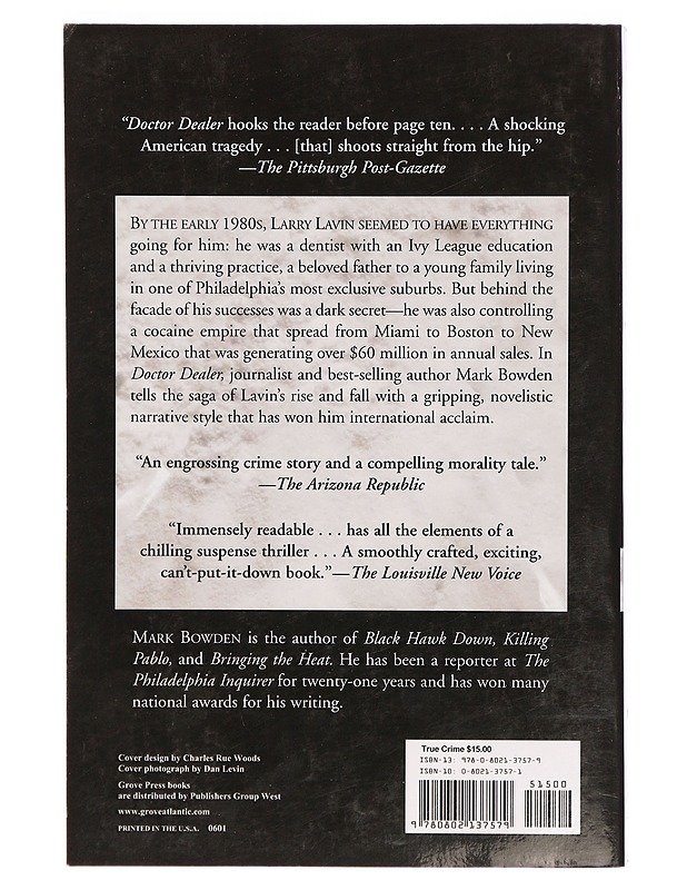 Doctor Dealer - Mark Bowden - Elämäkerrat ja muistelmat - 10105300817 - 1