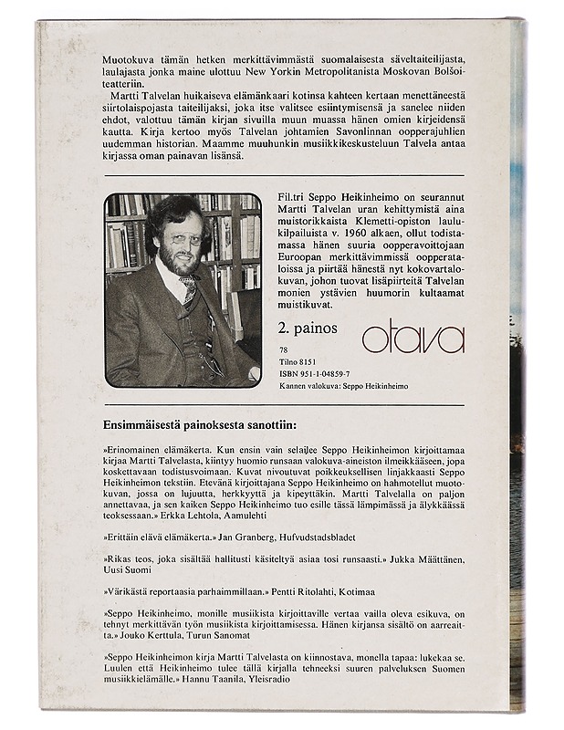 Martti Talvela : jättiläisen muotokuva - Seppo Heikinheimo - Elämäkerrat ja muistelmat - 10105301264 - 1