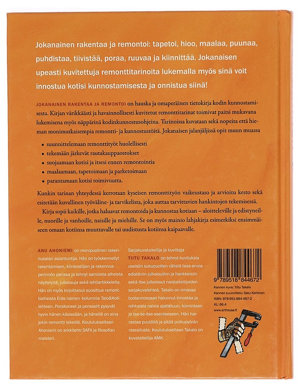 Jokanainen rakentaa ja remontoi - Anu Ahoniemi - Tietokirjat ja oppaat - 10105301276 - 1
