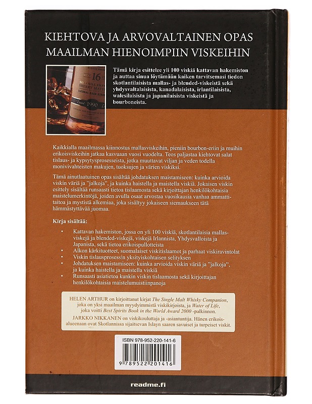 101 viskiä joita on maistettava edes kerran eläessään - Helen Arthur - Tietokirjat ja oppaat - 10105301325 - 1