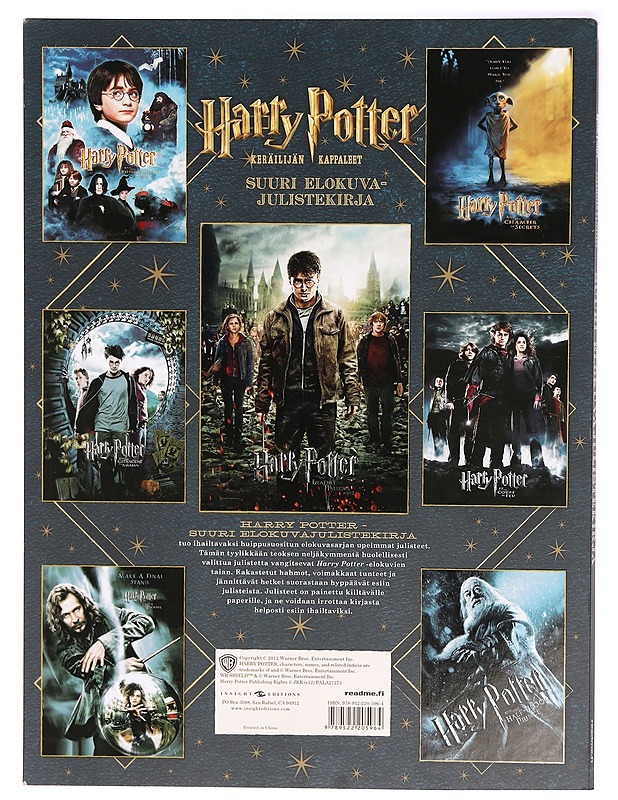 Harry Potter : suuri elokuvajulistekirja : keräilijän kappaleet - Readme.fi - Fantasia- ja scifi - 10105301545 - 1