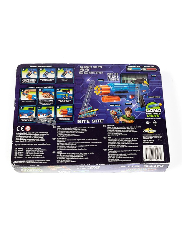 BUZZ BEE TOYS Air Blasters Night Tek nuolipyssy - Lasten lelut - 10105301598 - 1