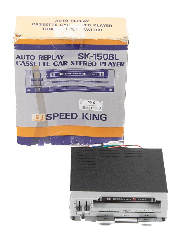 SPEED KING autostereo kasettisoitin - Viihde-elektroniikka - 10105301620 - 0