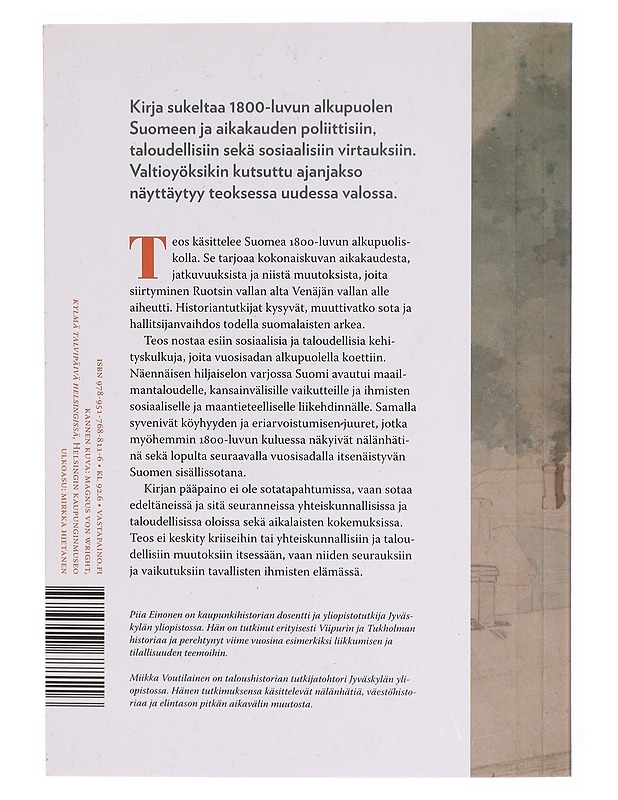 Suomen sodan jälkeen : 1800-luvun alun yhteiskuntahistoria - Piia Einonen - Historiakirjat - 10105301689 - 1