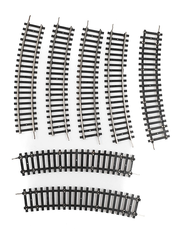 PIKO 1/4 760 kaareva raide, 7 kpl - Muut sisustustavarat - 10105301878 - 0
