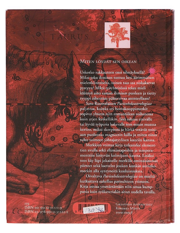 Parisuhdeastrologiaa - Satu Ruotsalainen - Kaunokirjallisuus - 10105302009 - 1