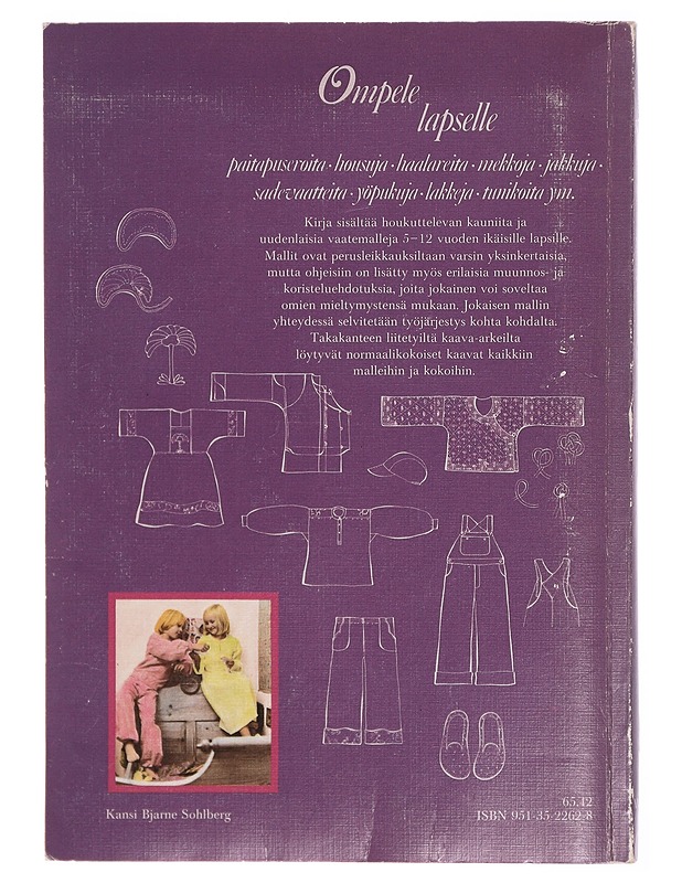 Ompele lapselle. Vaatteet 5-12 -vuotiaalle - Elsebeth Gynther - Harrastekirjat - 10105302338 - 1