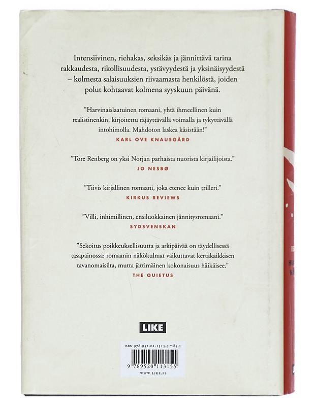 Huomenna nähdään - Renberg, Tore - Romaanit ja novellit - 10105302625 - 1