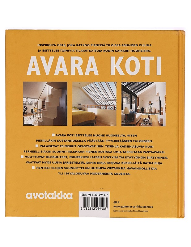 Avara koti - Jane Graining - Sisustuskirjat - 10105302720 - 1