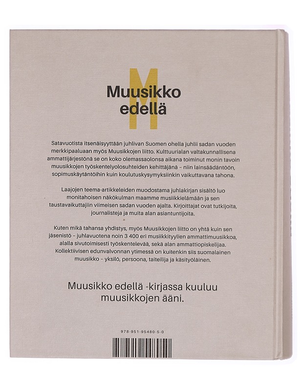 Muusikko edellä : Muusikkojen liiton satavuotisjuhlakirja - Nissilä, Pekka - Historiakirjat - 10105302742 - 1