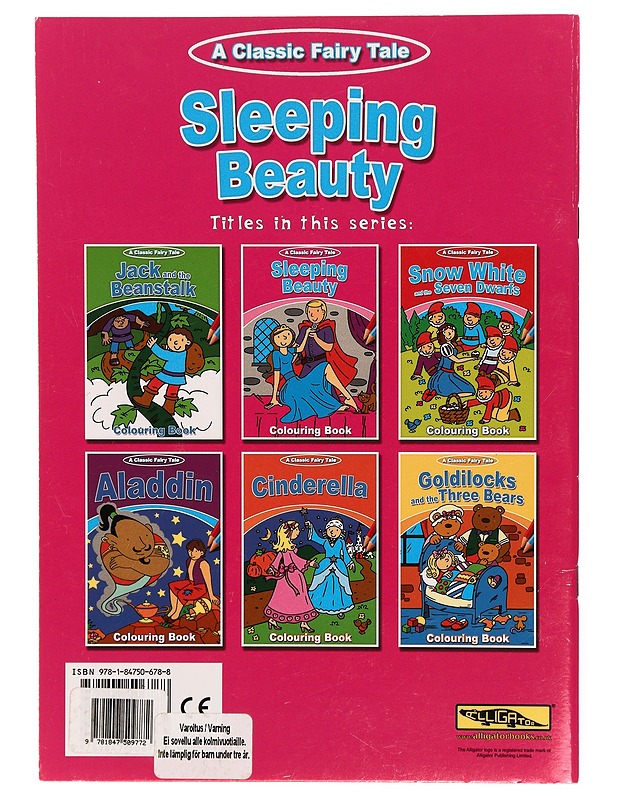 A Classic Fairy Tale : Sleeping Beauty Colouring Book värityskirja - Lastenkirjat - 10105302932 - 1