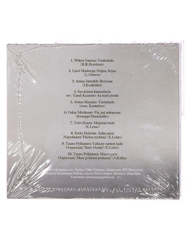 Pia Raanoja - Laulan, laulan lapselleni - CD - CD-levyt - 10105303398 - 1