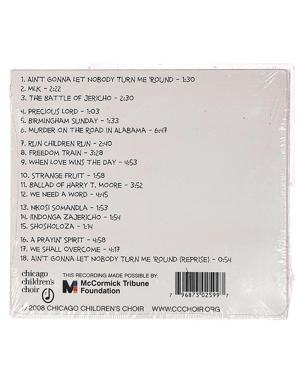Chicago Children's Choir: - Songs on the road to freedom - CD - CD-levyt - 10105303413 - 1