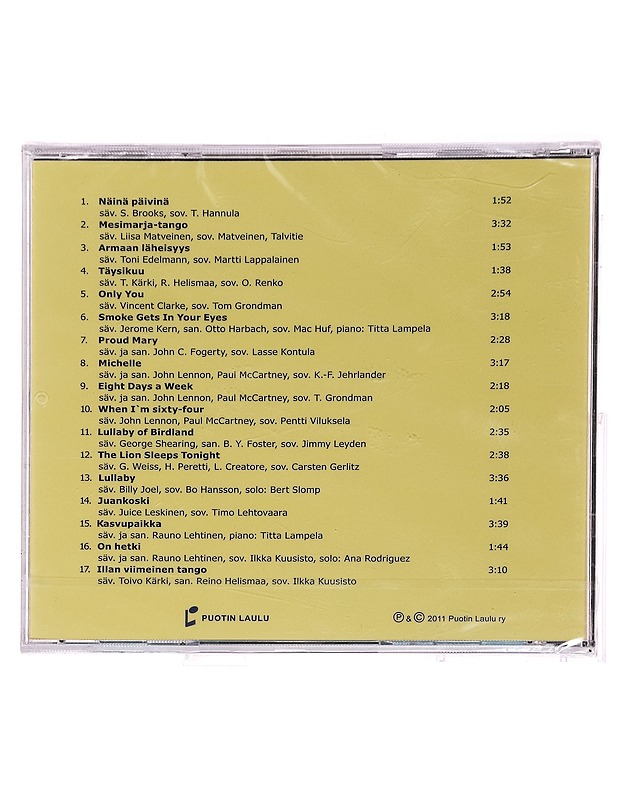 Puotin Laulu - Kevyesti - CD - CD-levyt - 10105303496 - 1