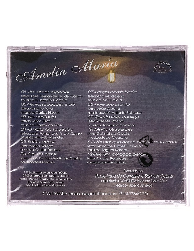 Amelia Maria - A voz com que vos canto - CD - CD-levyt - 10105303642 - 1