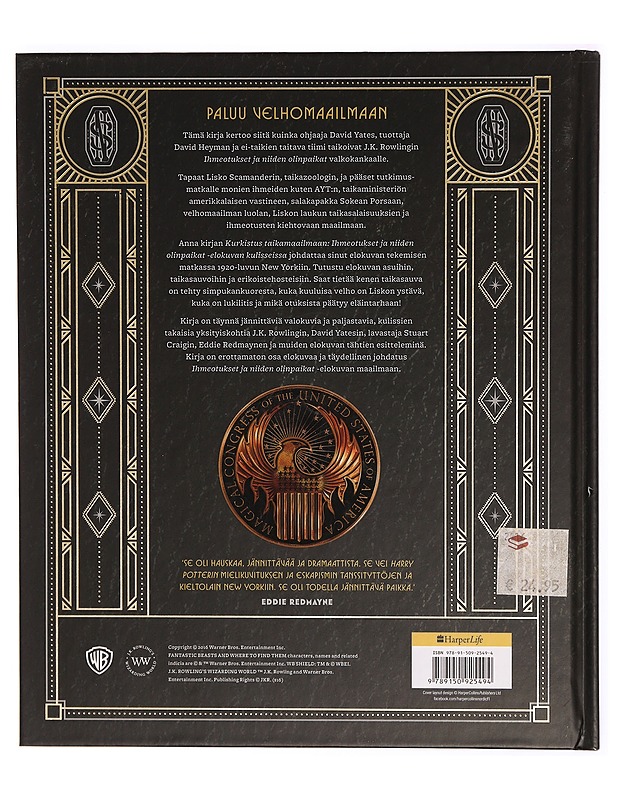 Kurkistus taikamaailmaan: Ihmeotukset ja niiden olinpaikat -elokuvan kulisseissa - Nathan, Ian - Musiikki- ja elokuvakirjat - 10105303774 - 1