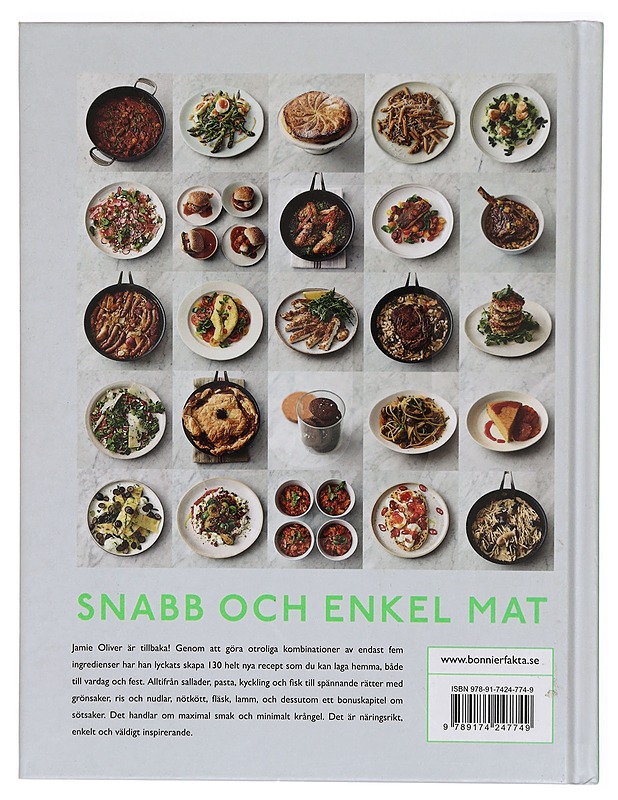 5 ingredienser : snabb och enkel mat - Oliver, Jamie - Ruokakirjat - 10105303816 - 1
