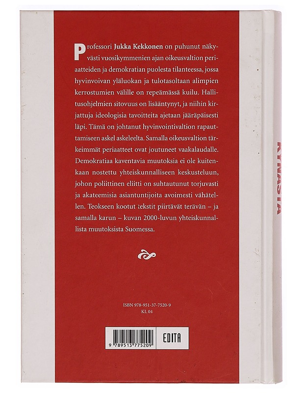 Kekkosen kynästä : diagnoosi Suomesta - Jukka Kekkonen - Tietokirjat ja oppaat - 10105303838 - 1