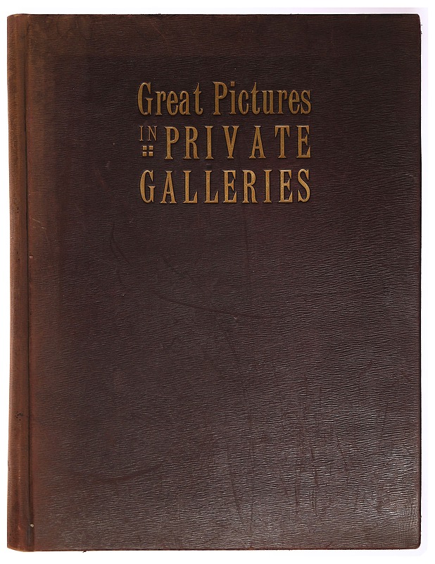 Great Pictures in Private Galleries - Taide- ja kulttuurikirjat - 10105303905 - 0