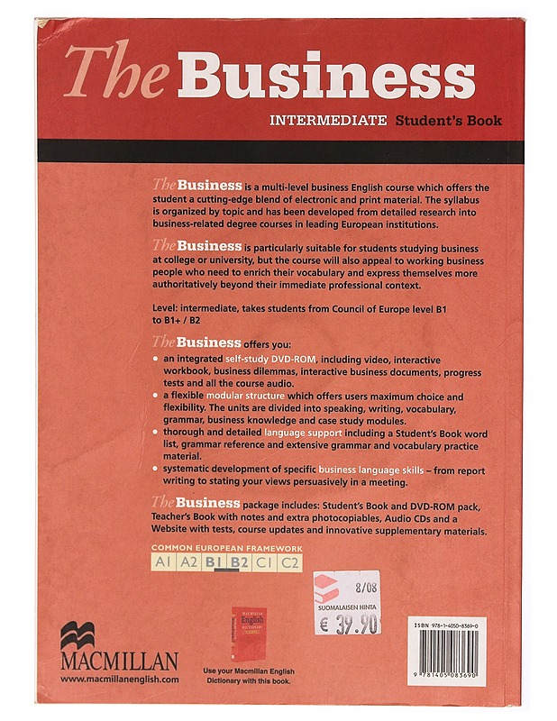 The Business : intemediate - Allison, John - Tietokirjat ja oppaat - 10105303906 - 1