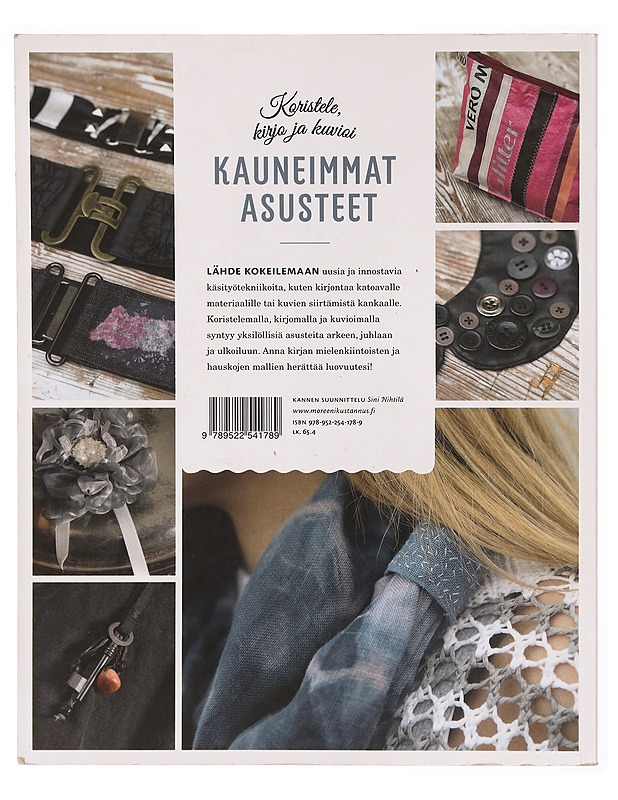 Koristele, kirjo ja kuvioi kauneimmat asusteet - Brandstaka, Maria - Tietokirjat ja oppaat - 10105303915 - 1