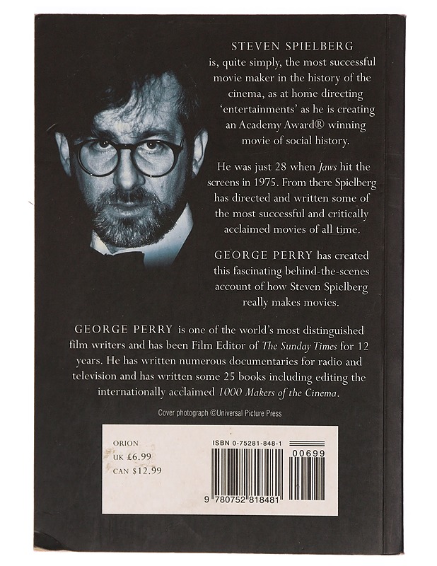 Steven Spielberg - George Perry - Musiikki- ja elokuvakirjat - 10105304468 - 1