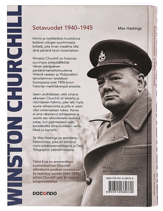 Winston Churchill : sotavuodet 1940-1945 - Max Hastings - Elämäkerrat ja muistelmat - 10105304588 - 1
