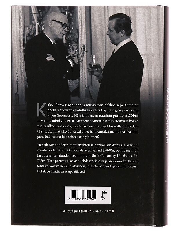 Kansakunnan kakkonen : Kalevi Sorsan poliittinen toiminta 1969-1993 - Henrik Meinander - Elämäkerrat ja muistelmat - 10105304860 - 1