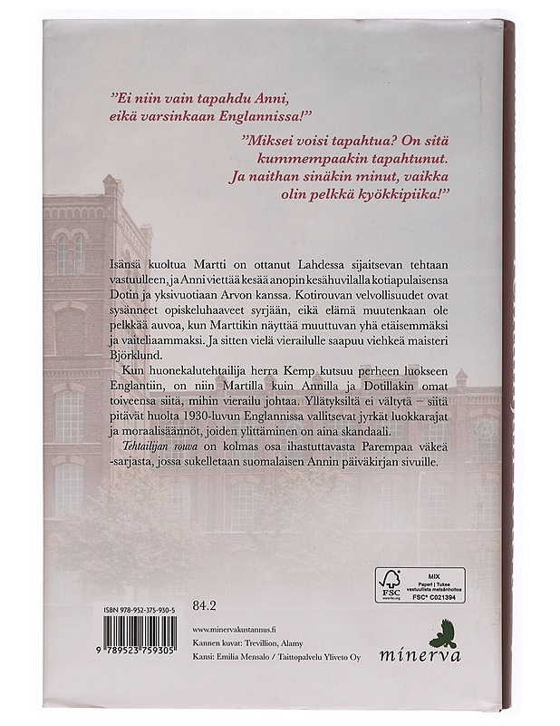 Tehtailijan rouva - Helena Steen - Romaanit ja novellit - 10105304964 - 1