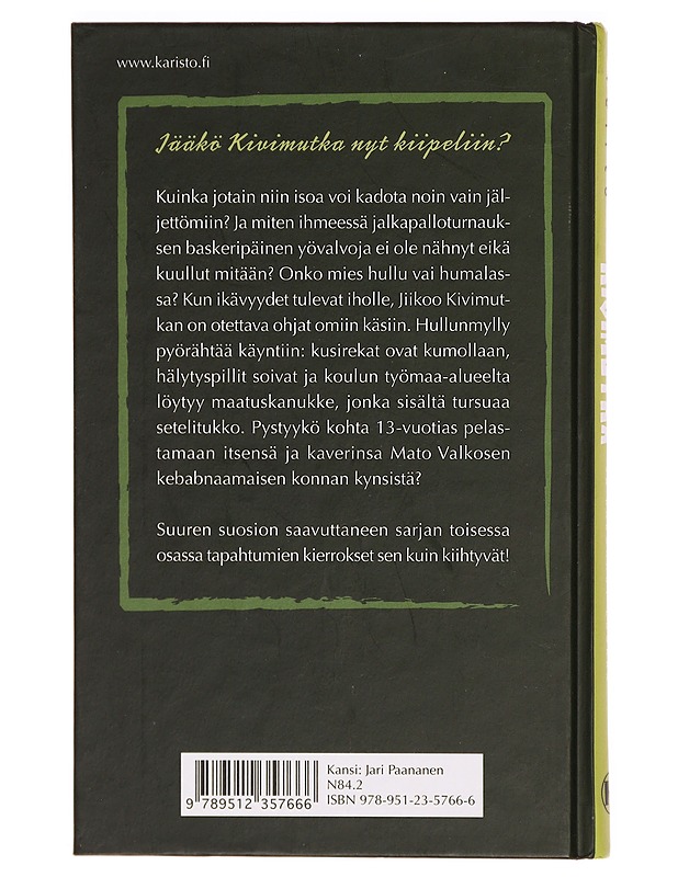 Kivimutka ja kadonnut luokka - Kalle Veirto - Nuorten kirjat - 10105305058 - 1