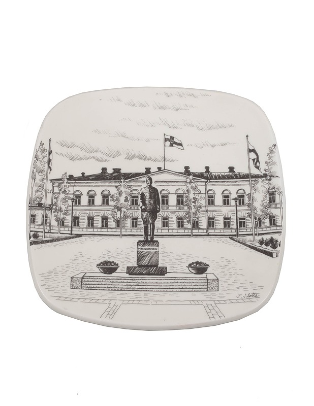 ARABIA Mikkelin Kaupunki, seinälautanen - Designsuosikit - 10105305072 - 0