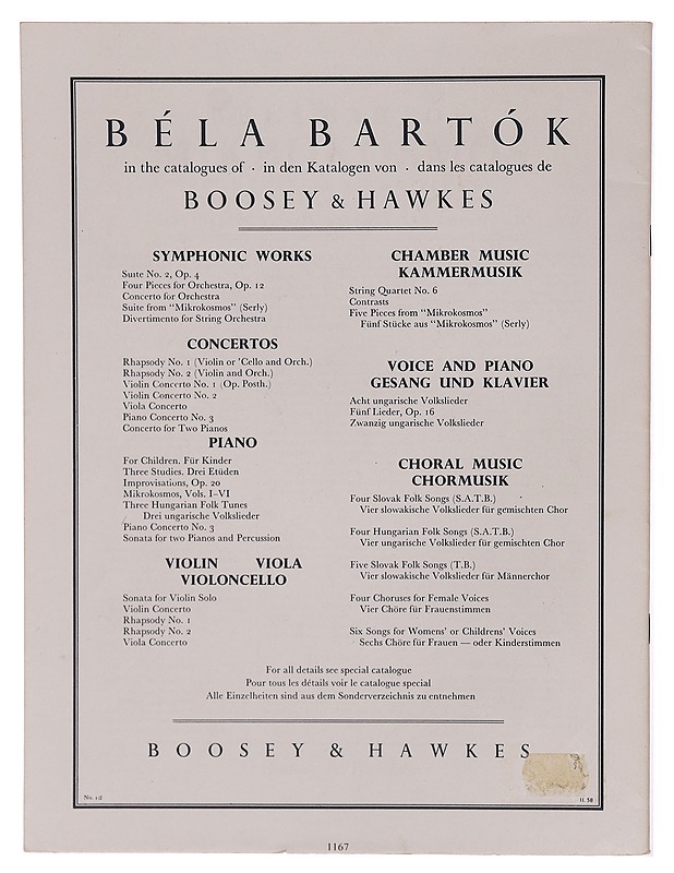 For Children : Volume II - Bela Bartok - Musiikki- ja elokuvakirjat - 10105305178 - 1