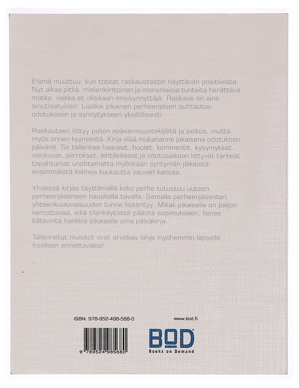 Muistoja odotusajalta - Tarja Immonen - Elämäkerrat ja muistelmat - 10105305382 - 1