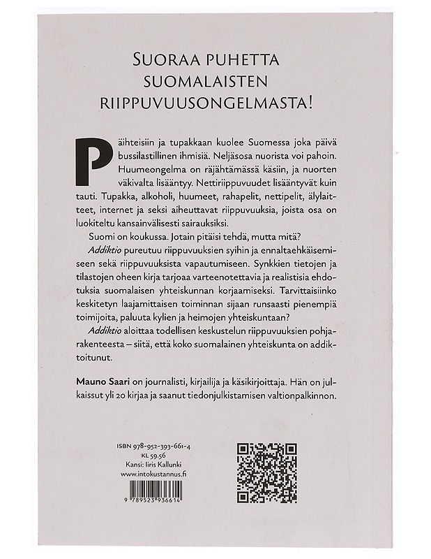 Addiktio - Mauno Saari - Tietokirjat ja oppaat - 10105305577 - 1