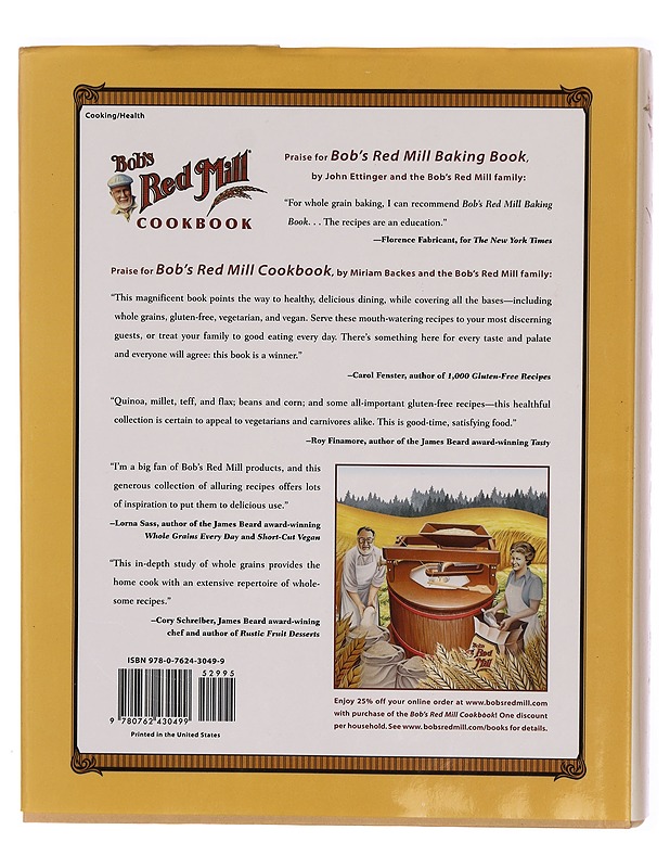 Bob's Red Mill Cookbook: Whole & Healthy Grains for Every Meal of the Day - Miriam Harris  - Ruokakirjat - 10105305589 - 1