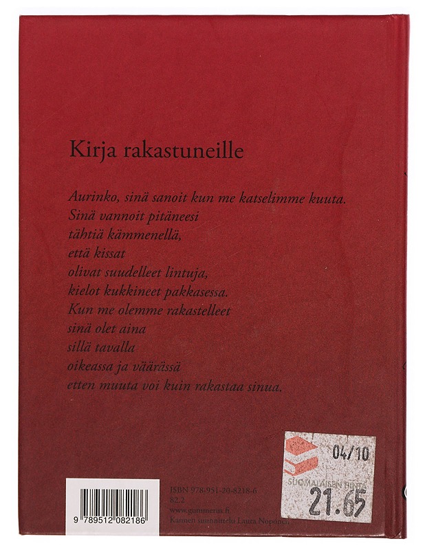 Tähtiä kämmenellä - Tommy Tabermann - Runot ja näytelmät - 10105305827 - 1
