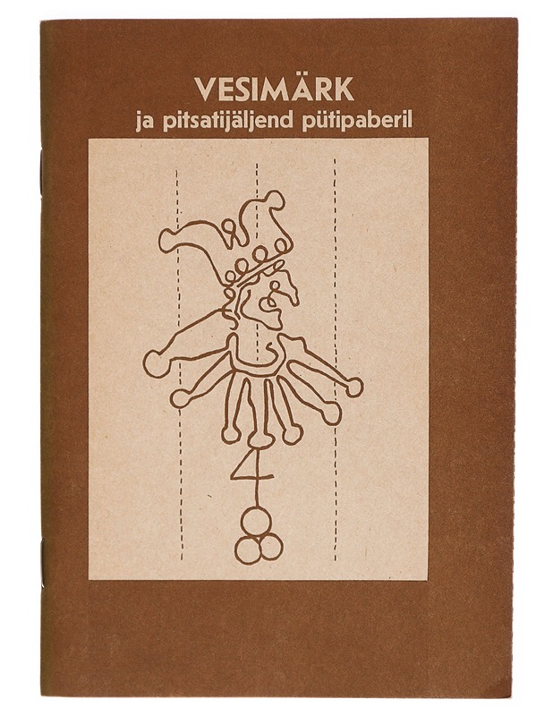 Vesimärk ja pitsatijäljend putipaberil - Endel Valk-Falk - Tietokirjat ja oppaat - 10105305871 - 0