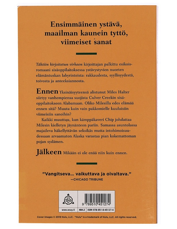 Kaikki viimeiset sanat : looking for Alaska - Green, John - Tietokirjat ja oppaat - 10105305914 - 1